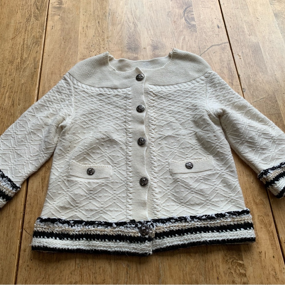 Beautiful vintage Chanel cardigan sweater